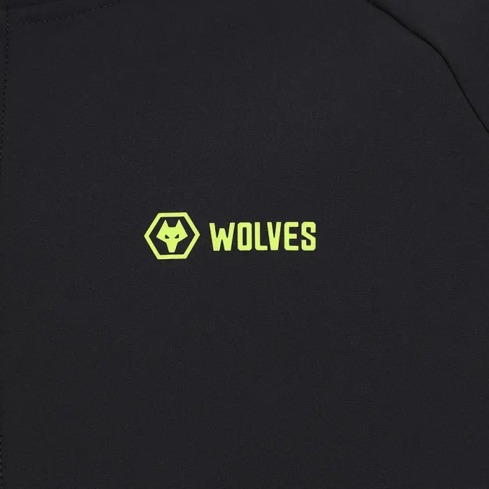 Wolverhampton Wanderers Store | Shop Official Progression Softshell  Jacket – Black/Green Wolves Gear